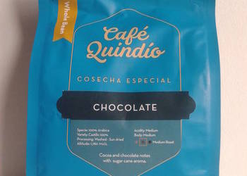 CAFE QUINDIO Kawa ziarnista z Kolumbii 250g CZEKOLADA