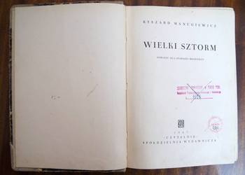 Ryszard Manugiewicz - Wielki sztorm - 1947