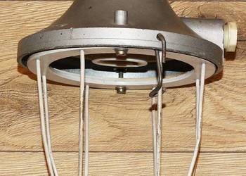 Lampa industrialna, przemysłowa C-100/A POLAM Gdańsk. Styl loft RETRO PRL