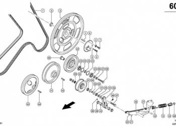 Claas Lexion 600 KOŁO PASOWE 0006290900 (Napęd skrzyni sitowej, 3. stopień)