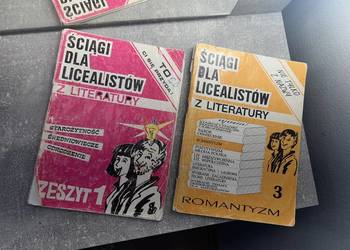 Ściągi dla licealistów z literatury - zeszyt 1, romantyzm Ściągi dla licealistów z literatury - zeszyt 1, romantyzm