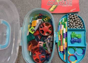 Klocki magnetyczne / zabawki 328 elementów