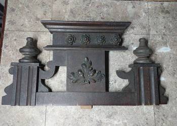 nr39 korona starego zegara szer 44cm wys 22cm