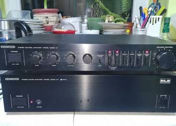 Przedwzmacniacz i końcówka mocy Kenwood Basic C-1 i M-1 Phono MM MC Japan