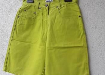 Shorty długie zielono-żółte rozmiar 36 IDENTIC