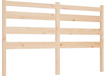 Wezgłowie łóżka 206x4x100 cm lite drewno sosnowe WM-818440