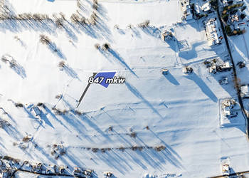 Widokowa działka w Sierockiem 847m2