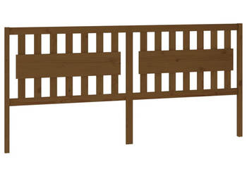 Wezgłowie łóżka miodowy brąz 2055x4x100 cm drewno sosnowe WM-818593