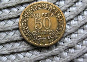 Francja 50 Centymów ( Bon Pour ) 1926r