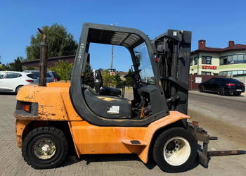 wózek widłowy terenowy SAMSUNG SF40D Triplex 4000kg PERKINS bliźniak