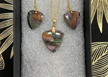 KOMPLET NASZYJNIK I KOLCZYKI