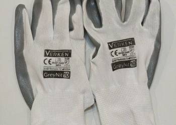 Rękawice powlekane nitrylem Verken GreyNit r. 8-9-10-11