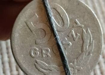 Sprzedam monetę 50 groszy 1957 rok lekka skrętka