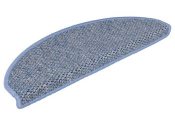 Samoprzylepne nakładki na schody 15 szt. 65x21x4cm niebieskie WM-326874