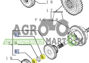 192300220136, 84407554, 84014913, 76086206, 47109902, 11468810 ŁOŻYSKO CNH