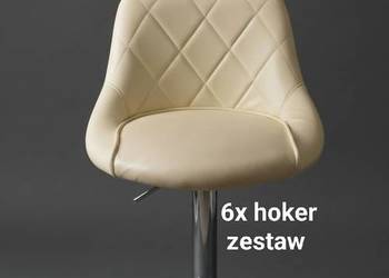 6x hoker do kuchni elegancki premium luksusowy regulowana wysokość