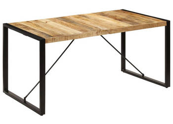Stół jadalniany 160 x 80 x 75 cm lite drewno mango WM-247417