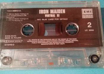 Iron Maiden ‎– Virtual XI , 1998 KASETA - brak poligrafii