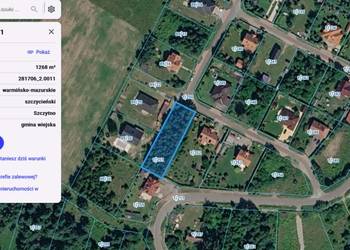 Wyjątkowa działka 1267 m² | 250 m od jeziora! | Lipowa Góra Zachodnia k. Sz
