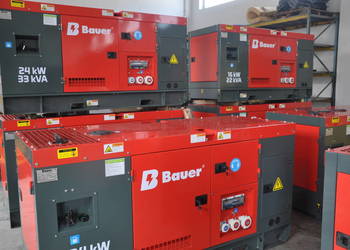 AGREGAT PRADOTWÓRCZY BAUER  16 33, 40, 50 ,80 KW