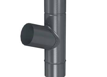 Bryza STAL Trójnik 90/90/90 mm antracytowy ral 7016