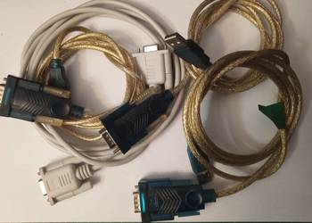Kable przejściówki USB COM 4szt