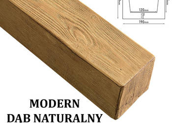 Belka Modern 19x17 cm DĄB NATURALNY