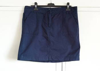 Granatowa spódnica TH Tommy Hilfiger L 40 bawełna mini spódn