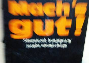 Niemiecki Machs gut outlet używane antykwariat internetowy