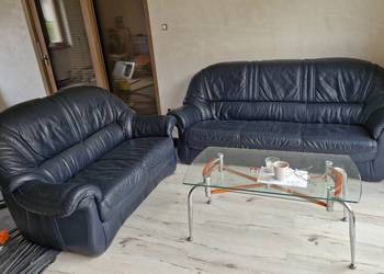 skorzany narożnik Laauser dzielony sofa kanapa wypoczynek skóra