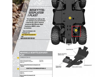 Osłona podwozia do quada Can-Am Outlander Renegade HMWPE quadziorek atv