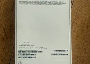 NOwy Smartfon Apple iPhone 16 Pro Max 8 GB / 256 GB 5G złoty TYTAN PUSTYNNY