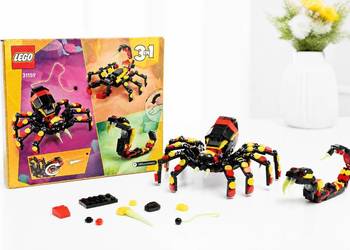 LEGO Creator 3w1 31159 – Straszny pająk, który zmienia się w skorpiona!