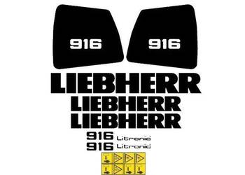 Naklejki oklejenie LIEBHERR 916 Zamiennik