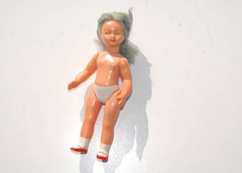 Stara zabawka lalka miniaturowa mini unikat kolekcjonerski 5