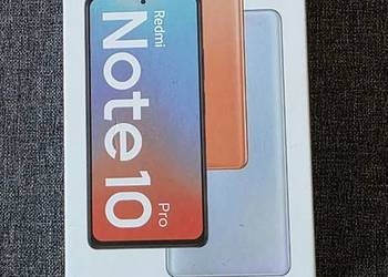 Sprzedam używany smartfon Xiaomi Redmi Note 10 Pro 6GB/128GB niebieski tani