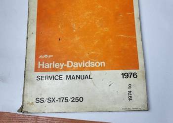 intrukcja serwisowa harey-davidson SS/SX 175/250 1976