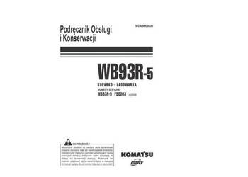 KOMATSU WB93R-5 INSTRUKCJA OBSŁUGI PL