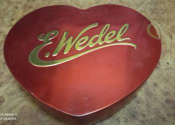 Duże metal. Pudełko Wedel sprzedam