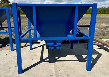 Kosz zasypowy do big bag, workownica 1,6 m3