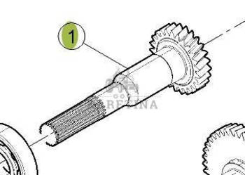 Claas Axion 870 Wałek Przekładni Pierścień Tłokowy 0011708510 00 1170 851 0
