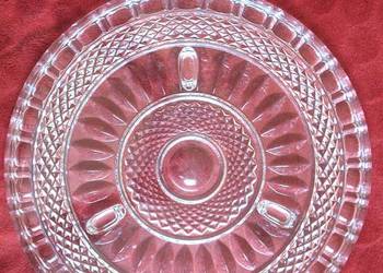 Patera - taca na ciasto z kryształu ołowiowego - 30 cm