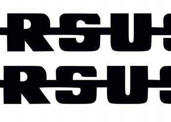 Napisy naklejka Ursus bok czarna bez tła 2szt