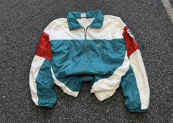 VINTAGE NIKE BOMBER JACKET 1990S BLUE SIZE L ADULT