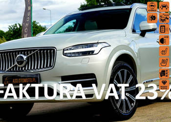 Volvo XC 90 RECHARGE panorama FUL LED wentylacja KAMERY 360 hak el alus 20…