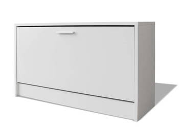 Szafka na buty 80x24x45 cm biała WM-243050