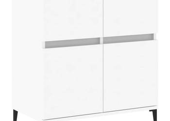 Komoda biała 60x35x70 cm materiał drewnopochodny WM-819684