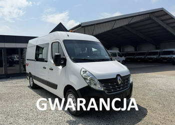 Renault Master L2H2 średniak 7 osobowy brygadówka doka pełna opcja