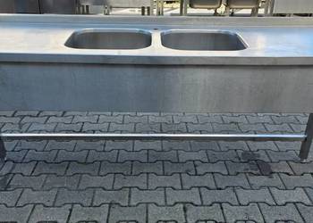 Zlew 2 Komorowy Z Blatem Roboczym - 200/60/85 cm - M.1042 N
