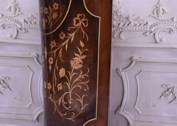 Piękna Drewniana Brzuchata Komoda Blat Marmur - Intarsje Ludwik - Szafka